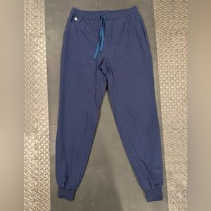 Figs Men’s Navy Tansen FREEx Lined - Tall Jogger Scrub Pants - M - TALL / Navy